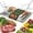 1Set, variant on Stainless Steel Cutting Board Countertop with Lip Groove Edge Titanium Metal Cutting Boards for Kitchen 304 Chopping Large Food Prep Meat Bread Pastry Single Sided L-Shaped Non Slip