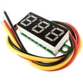 thumbnail image 5 of 3-Wires Mini DC 0-100V 0.28" 3-Digital Voltmeter LED Voltage Panel Meter 5pcs, 5 of 9