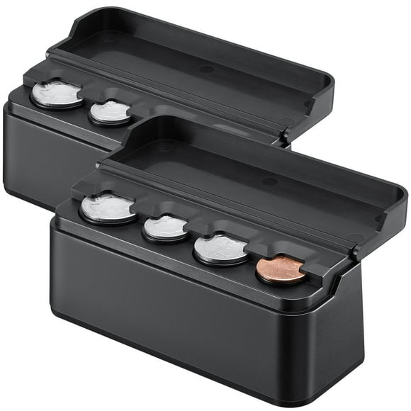 Organizador universal para monedas JOYTUTUS para cambio de coche, paquete de 2