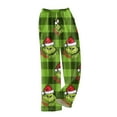 Cozy Red Fleece Pajama Pants For Men And Women With Fun Cartoon Print cozy-red-fleece-pajama-pants-for-men-and-women-with-fun-cartoon-print