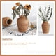 thumbnail image 3 of CHICHUMID Florero De Ratán Tejido Para De Hogar Color Marrón Claro, 3 of 8