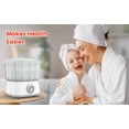 thumbnail image 5 of Professional Hot Towel Steamer, Hot Tower Warmer Holds 18 Facial Towels, 450W Fast Heating, Dry-Burn Protection for Spa Salon Barber Shop Hotel (White), 5 of 9
