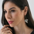thumbnail image 2 of SOHI Multicoloured Contemporary Drop Earrings, 2 of 5