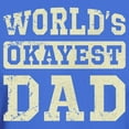 thumbnail image 3 of CafePress - Vintage World's Okayest Dad Dark T Shirt - Men's Classic Graphic Cotton T-Shirt, 3 of 4