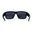 thumbnail image 4 of Mens Classic Thick Plastic Horn Sport Sunglasses Matte Black, 4 of 4