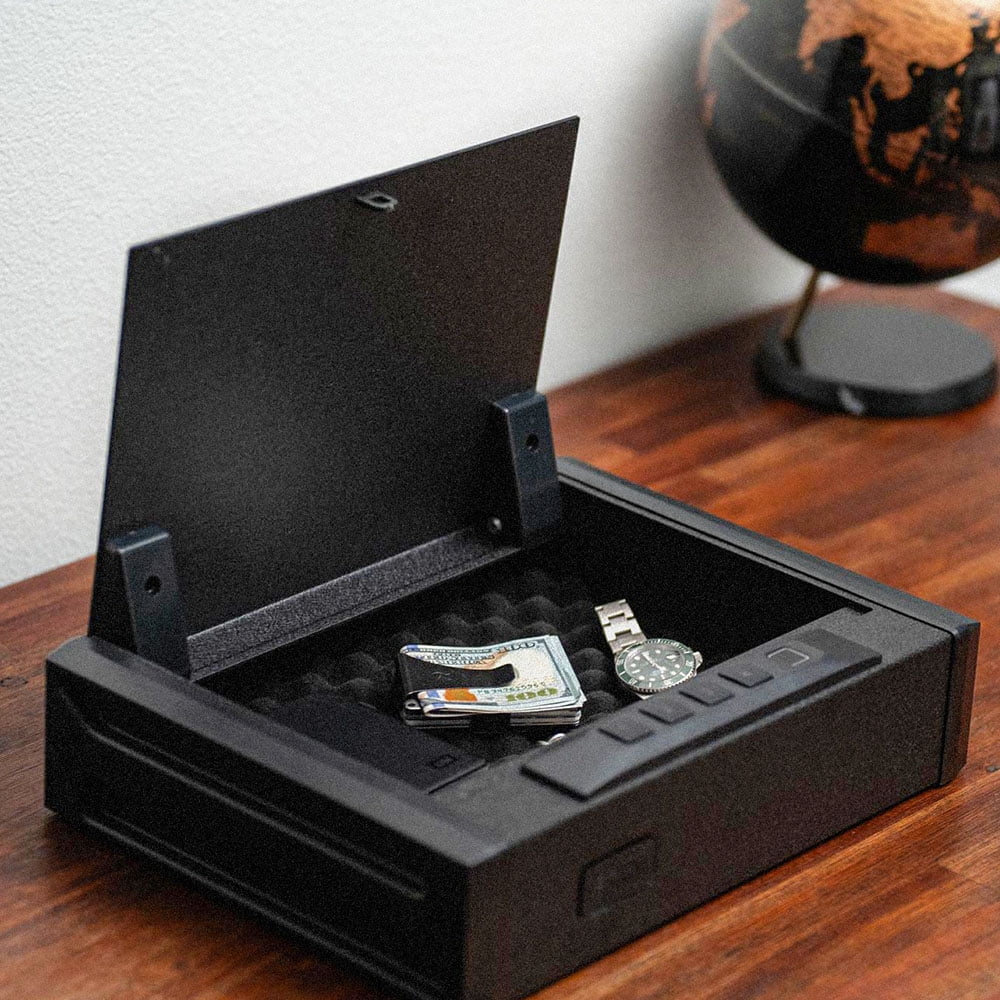 RPNB Gun Safe Biometric with 3 Access Ways for 2 Pistols