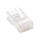 Intellinet UTP Cat5e RRJ-45 J45 Modular Plugs, 2-prong, for stranded wire, 15 ������ gold plated contacts, 100 pack - Connecteur Network - (M) - UTP - CAT 5e (pack de 100) – image 2 sur 3