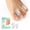 Clear, variant on Welnove Gel Toe Separators for Bunion Relief – 12-Pack Soft Silicone Toe Spacers for Overlapping Toes, Calluses & Foot Comfort – Men & Women