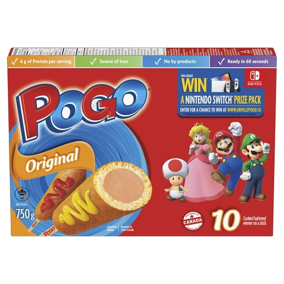 POGO Original 10's, 6 g de Protéine, Source de Fer, (750g) 750g