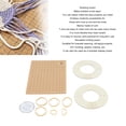 thumbnail image 4 of Tablero De Macramé, Evita La Deformación Rejillas Tablero De Trenzado Ligero Ahorro De Mano De Obra Flexible 11x15 Pulgadas Para Pulsera Trenzada, 4 of 7