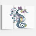 thumbnail image 3 of Design Art - Colorful Seahorse Watercolor, 3 of 3