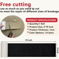 thumbnail image 2 of Smlper Linen Repair Tape 4 x 70 Inch Self-Adhesive Couch Patch Repair Fabric Patch for Furniture, Sofas, Cushion, Chairs, Bags, Linen Goods(Black), 2 of 7