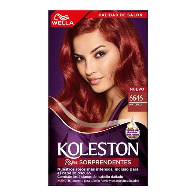 Tinte para cabello Koleston 6646 rojo cereza