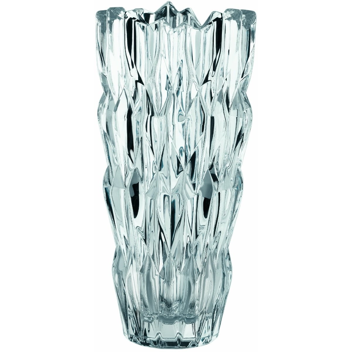Nachtmann Crystal Quartz Vase, 10 Inch