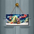 thumbnail image 2 of Merry Christmas and Happy New Year Santa Abyssinian Holiday Xmas Winter 2025 Landscape Wood Sign Cat Lover Kitten Owner Gifts Hanging Wall Home Decor - 00024, 2 of 5