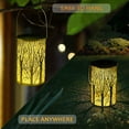 thumbnail image 4 of LED Solar Lantern for Outdoors, Solar Garden Hanging Lantern Cylindrical Night Light Waterproof IP44 with Light Sensitivity, 4 of 7