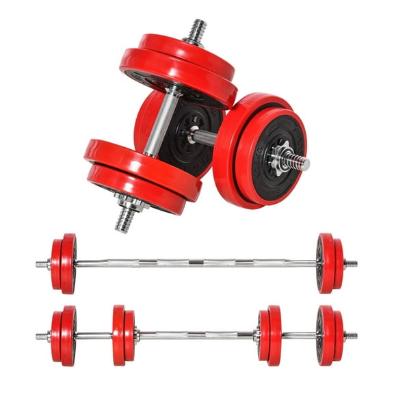 Adjustable Dumbbell Set, 44lbs Convertible to Weight Set for Home Gym Women and Men Weight Lifting Training