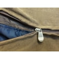 thumbnail image 4 of Dogbed4less Shredded Memory Foam Pillow 48"x29" Dog Bed with Brown Microsuede Cover, 4 of 6