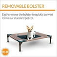 thumbnail image 3 of K&H Original Bloster Elevated Cot For Dogs Brown Medium, 3 of 7