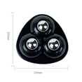 thumbnail image 3 of WDOplteas 4 Poleas Giratorias Adhesivas Sin Ruido para Contenedores Caja Almacenamiento Muebles (negro A), 3 of 7