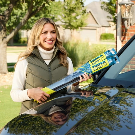 Rain-X Expert Fit Beam 17 Windshield Wiper Blade, Premium Wipers for Streak-Free, All-Weather Performance