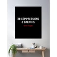 thumbnail image 2 of 30 Compression 2 Breaths Never Forget Cpr Life For Life Poster Wall Art, Modern Wall Decor, 12x18 UNFRAMED, 2 of 3