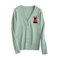 thumbnail image 4 of Womens Plus Size Sweaters, Trendy Long Sleeve Cardigans for Larger Ladies, 4 of 5