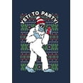 thumbnail image 2 of Men's Lost Gods Yeti to Party  Long Sleeve Shirt Navy Blue 2X Large, 2 of 4
