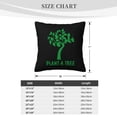 thumbnail image 4 of ZICANCN Decorative Throw Pillow Covers , Plant Tree Nature Couch Sofa Decorative Knit Pillow Covers for Living Room Farmhouse 18"x18", 4 of 8