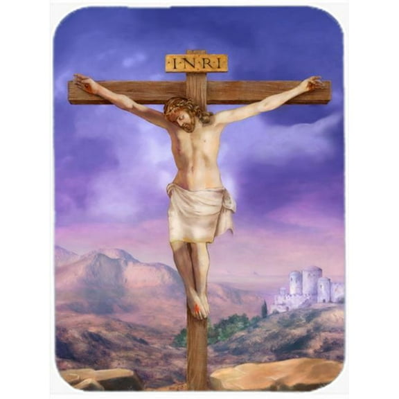 Easter Jesus Crucifixion Mouse Pad, Hot Pad or Trivet