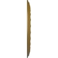 thumbnail image 4 of 41"OD x 4"ID x 2 3/8"P Caputo Ceiling Medallion (Fits Canopies up to 5 1/2"), Hand-Painted Gold, 4 of 6