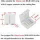 thumbnail image 2 of Conector de tira LED RGB 5050 Conector de tira rápido de 4 pines para tira LED SMD 5050 RGB impermeable y no impermeable de 10 mm de ancho, soldadura gratuita (10 piezas), 2 of 5