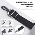 thumbnail image 5 of Almohada de Viaje Rellenable para Equipaje Adicional, Tamaño Ajustable para el Cuello y Correa para el Hombro, de Terciopelo Suave, Sin Relleno Gris, 5 of 5