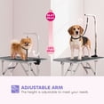 thumbnail image 3 of Foldable Dog Grooming Table - 32" Black Adjustable Pet Grooming Station with Non-Slip Surface & Leash for Home or Professional Use, Metal Frame, 3 of 7