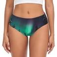 thumbnail image 1 of Fotbe Northern Lights 2 Calzones Estampados para Mujer – Ropa Interior de Algodón, Cómoda, Suave y Elástica-X-Small, 1 of 6