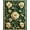Gold, Pattern 3, variant on Flatwoven High Traffic Area Rug, Traditional Interlaced Scroll and Fleur de Lis with Ornate Detailing, Non Slip, Stain Resistant, Washable Area Rugs for Living Room, Bedroom(Green, 5X7)