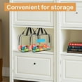 thumbnail image 6 of Extra Large Toy Storage Bags with Zipper, 11.8″×8.6″×3.9″ Clear Plastic Toy Storage Bag with Labels for Puzzles, Cosmetics, Stationery, 6 of 7