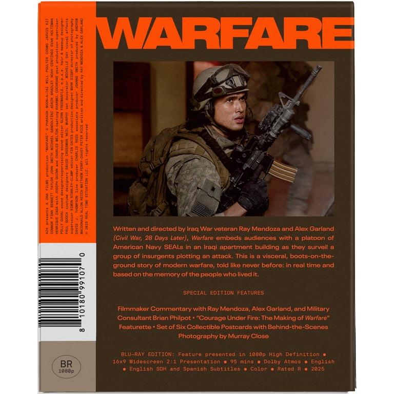 SDS, Warfare Blu-ray, Action, Rated R, War, Adventure, History