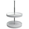 thumbnail image 1 of Rev-A-Shelf 20'' Lazy Susan Full-Circle Polymer 2-Shelf, White, 6012-20-11-52, 1 of 8