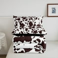 thumbnail image 6 of Highland Milk Cow Comforter Set Twin,Cartoon Brown Cow Print Bedding,Western Cowhide Down Comforter,Bull Cattle Rustic Farmhouse Bedding Comforter Sets Soft Lightweight, 6 of 6