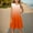 Orange #01, variant on Pisexur Girls Dresses,Baby Girls Dresses Toddler Girls Dress Summer Ruffle Sleeve Sundress Outfit For Kids 4-14T Hot Pink