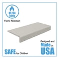 thumbnail image 5 of Fireplace Safety Soft Seat Hearth Pad Fireplace Bumper Protector 90" Gray, 5 of 7