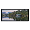thumbnail image 2 of Stupell Industries Outdoor Lake House Landscape Autumn Fir Trees Photography, 30 x 13, Design by Lori Deiter, 2 of 5