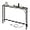 Grey, variant on Jojoka 5.9" Narrow Sofa Table with Power Outlets, Slim Console Table, Farmhouse Behind Couch Table with Metal Frame & Wood Top for Entryway, Hallway, Foyer, Living Room - Rustic Black