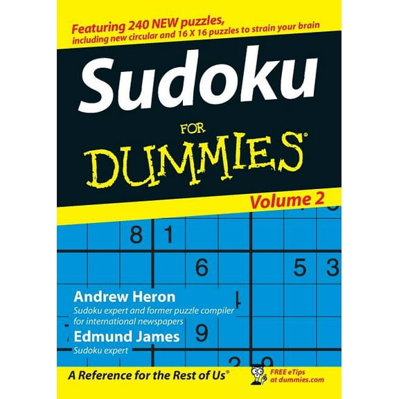 Sudoku For Dummies, Volume 2, (Paperback)