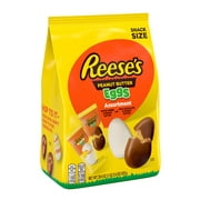 Reese's Assorted Flavored Snack Size Peanut Butter Eggs Easter Candy, Bag 29.4 oz