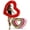 Red, variant on The Original Heart Shaped Pool Float by LOTELI - Red - Thicker and Stronger - Best Inflatable for Pool Parties, Bachelorette - Summer Fun & Relaxation - Durable & Easy to Inflate (4)
