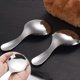 thumbnail image 3 of unique Stainless Steel Serving Spoons With Short Handle For Ice Cream, Salt, Tea, Coffee, (silver, 5 Pcs), 3 of 5