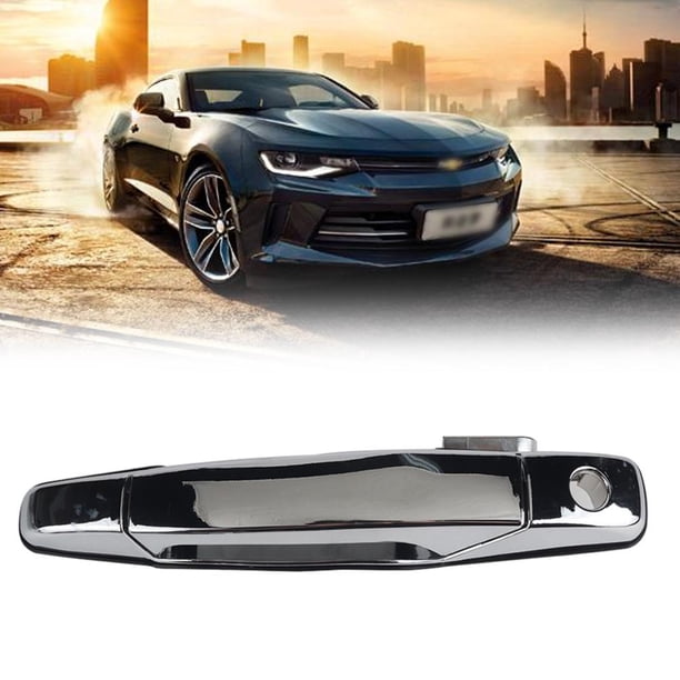 Manija De Puerta Exterior Cromada Manija De Puerta Exterior Delantera Trasera Izquierda Y Derecha Manija De Puerta Exterior Compatible Con Chevrolet/Gmc 25960522 Noticed VI012323-01