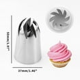 thumbnail image 6 of Silicone Piping Bags and Nozzle, Silicone Icing Piping Cream Pastry Bag and 6 Pcs Piping Nozzle Set for Cake Decorating, 6 of 9